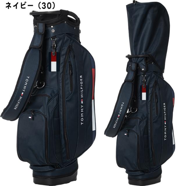 トミーヒルフィガー ゴルフ 9.0型 スタンド キャディバッグ シグネチャー THMG6SC8 ゴルフバッグ スタンドタイプ ネームプレート刻印無料！ 2026年モデル TOMMY HILFIGER GOLF_3