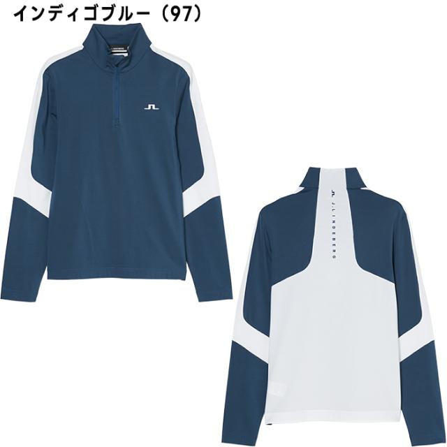 ジェイリンドバーグ 速乾性 起毛 長袖 ハーフジップ ミッドレイヤー ジャケット 071-33110 J.LINDEBERG_2