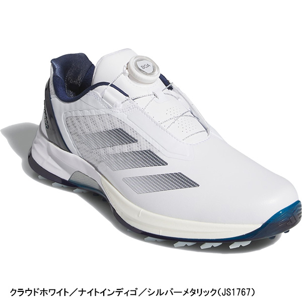 アディダス ゴルフ ゴルフシューズ アディゼロ ZG ロウ ボア スパイクレス スパイクレスシューズ OMX77 JS1767／JS1766／JS1768 adidas golf Adizero ZG Lo Boa Spikeless ダイヤル式 2025年モデル 2E相当_1