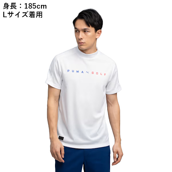 プーマ ゴルフ ゴルフ PB ロゴ モックネック S／S 半袖 メンズ 637956 トップス ゴルフウェア 2026年春夏モデル PUMA GOLF_14