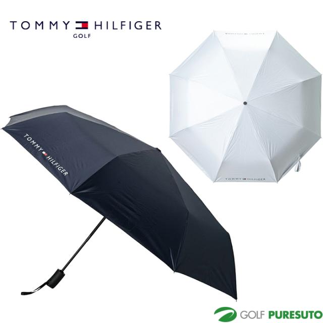 トミーヒルフィガー ゴルフ ゴルフアンブレラ UV 折り畳み傘 THMG6SKF ゴルフ小物 雨具 2026年モデル TOMMY HILFIGER GOLF