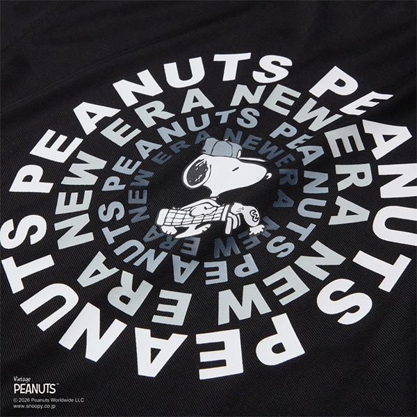 ニューエラ ゴルフウェア 半袖 ミッドネック Tシャツ Vintage PEANUTS ヴィンテージ ピーナッツ GOLF Circle　ゴルフ サークルロゴ ティーシャツ ユニセックス 14865850／14865851 2026年春夏モデル NEW ERA NEWERA Golf メンズ レディース ニューエラゴルフ_12