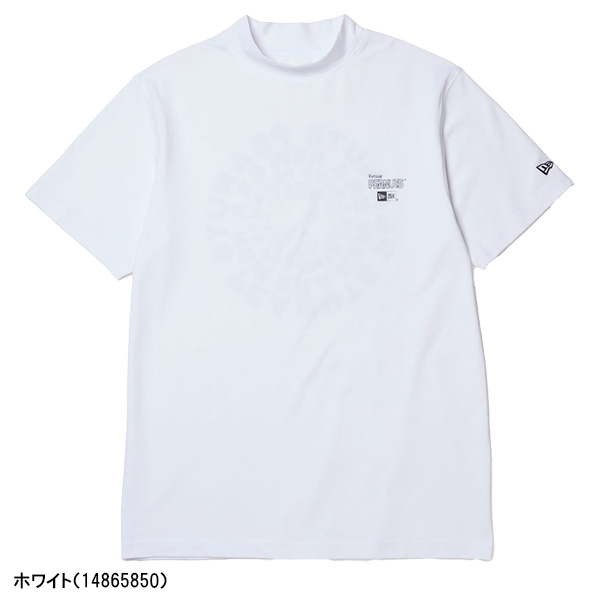 ニューエラ ゴルフウェア 半袖 ミッドネック Tシャツ Vintage PEANUTS ヴィンテージ ピーナッツ GOLF Circle　ゴルフ サークルロゴ ティーシャツ ユニセックス 14865850／14865851 2026年春夏モデル NEW ERA NEWERA Golf メンズ レディース ニューエラゴルフ_1