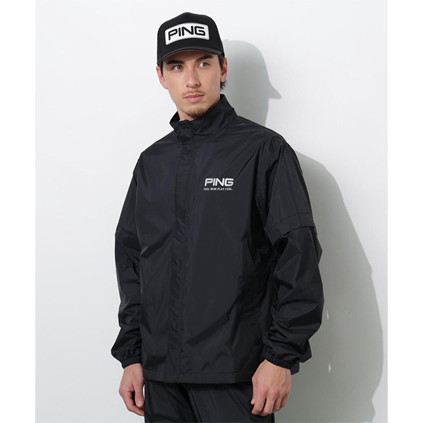ピン ゴルフ レインウェアセット セットアップ 上下セット ジャケット パンツ 長袖 半袖 メンズ 621-6988301 ゴルフウェア アパレル PING GOLF 2026年春夏モデル カッパ レインコート レインスーツ 梅雨_3