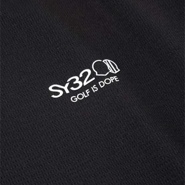 SY32 by SWEET YEARS 軽量 速乾 半袖 GRAPHIC POINT MOCK グラフィックポイント モックネック SYG-26S1-35 ゴルフウェア 2026年春夏モデル 春夏ウェア エスワイサーティトゥ バイ スウィートイヤーズ_7
