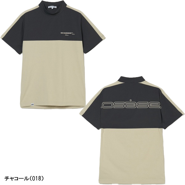 ロサーセン 半袖 クルーネックシャツ A-Line 切替 メンズ 047-25241 トップス ゴルフウェア 2026年春夏モデル ROSASEN 春夏ウェア_3