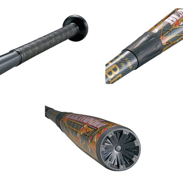 ゼット ZETT 軟式 ブラックキャノングレート BLACK CANNON GREAT BCT35073 FRP（カーボン製）専用バットケース付き 83cm M号球対応 ヘッドバランス 野球 ゼット ZETT 軟式 ブラックキャノングレート BLACK CANNON GREAT