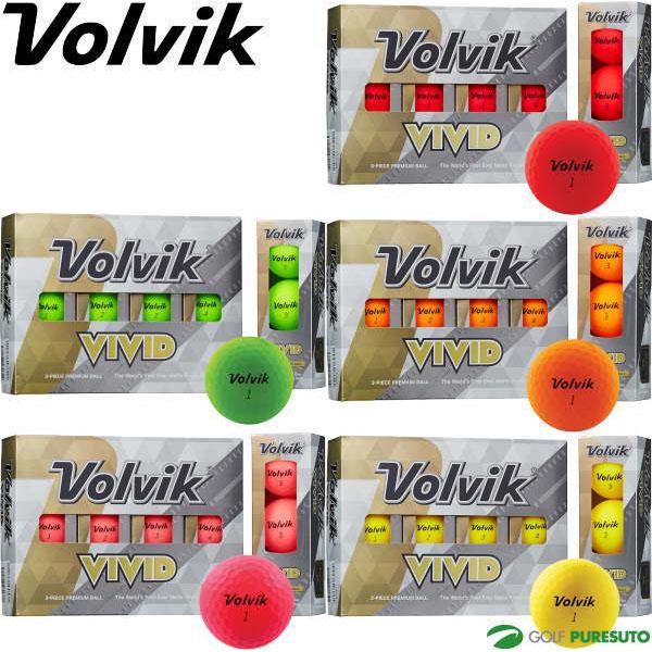 ボルビック ゴルフボール New Vivid 1ダース マットカラーボールの通販はau Pay マーケット ゴルフプレスト