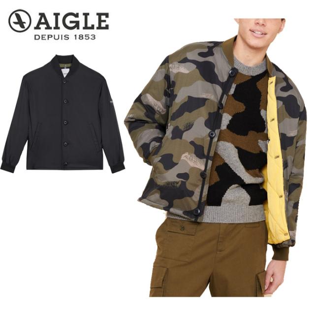 エーグル AIGLE 撥水 モリスター ジャケット ZBHJ909 メンズ ボンバージャケット ミリタリー カモフラ 迷彩の通販は