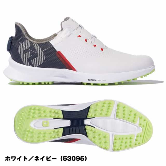 フットジョイ MEN'S FJ フューエル BOA ホワイト／ブラック 25.0