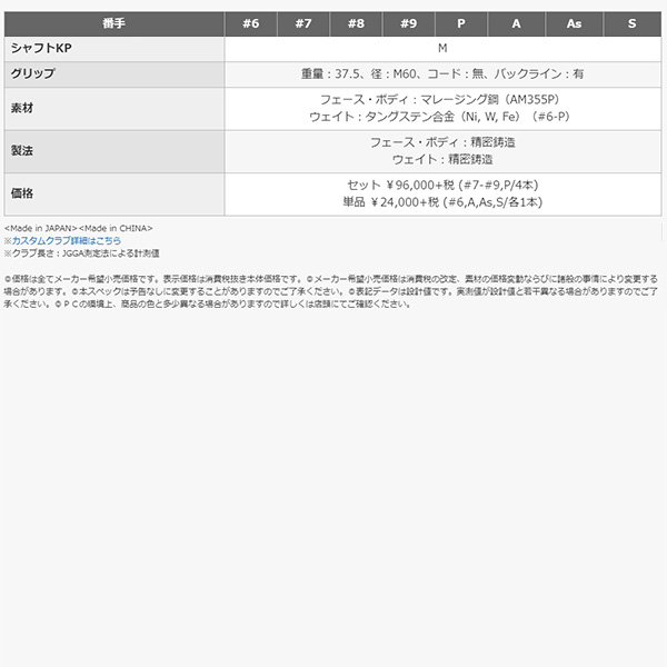 プロギア NEW egg アイアン 4本セット（#7〜9、PW）オリジナルカーボンシャフト 2019年モデル[日本仕様][PRGR ニューエッグ]