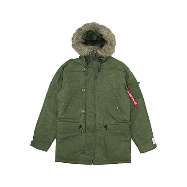 【送料無料】アルファ インダストリーズ（ALPHA INDUSTRIES) N-3B W3X Parka ミリタリーコート/アウター[DD]｜au  PAY マーケット