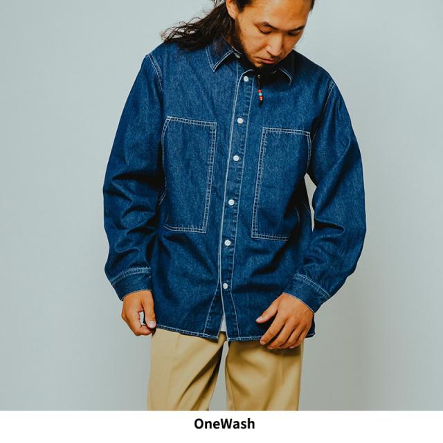 ビッグマイク メンズ 長袖シャツ  BIG MIKE デニム ユーティリティー 長袖シャツ Denim Utility Long Sleeve Shirt  デニムシャツ ワークシャツ  102615350_9