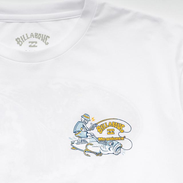 ビラボン×メガバス メンズ ルアー付き 半袖Tシャツ BILLABONG メガバス サーフ フレックス Tシャツ MEGABASS×BILLABONG MEGABASS SURF FLEX TEE サーフTシャツトップス BG01A863_5