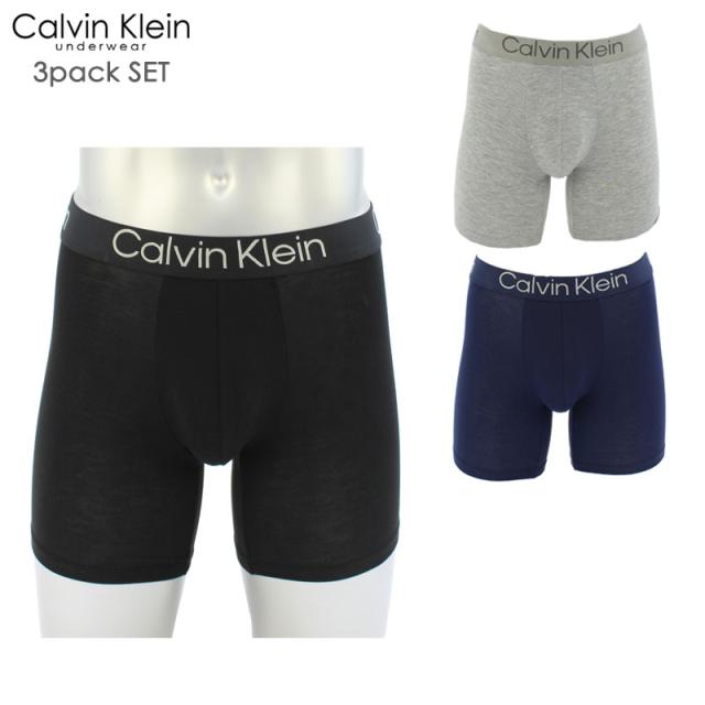 カルバンクライン   3枚組 ウルトラソフト モダーン ボクサーブリーフ ボクサーパンツ Ultra-Soft Modern Boxer Brief 3Pack 3枚セット アンダーウェア メンズ 男性下着 nb3188