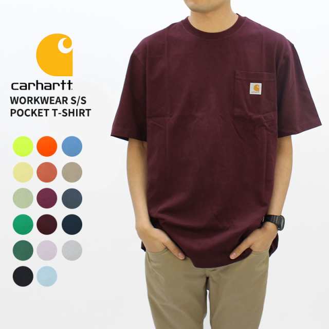 US企画】カーハート (Carhartt) WORKWEAR S/S POCKET T-SHIRT (K87/K87