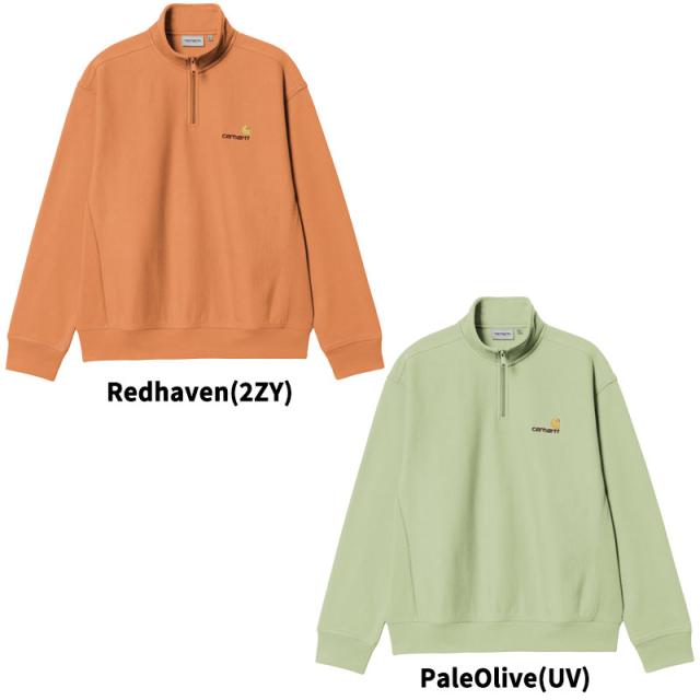 カーハート ダブリューアイピー Carhartt WIP HALF ZIP AMERICAN SCRIPT SWEATSHIRT -2 メンズ ハーフジップ スウェットシャツ トップス i027014-2