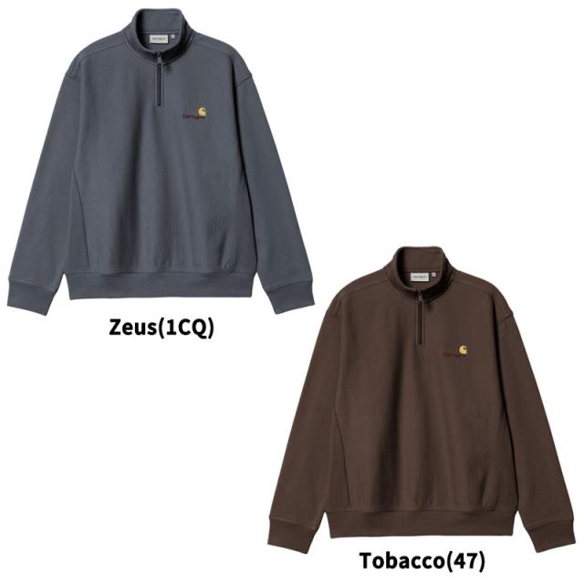 カーハート ダブリューアイピー Carhartt WIP HALF ZIP AMERICAN SCRIPT SWEATSHIRT -2 メンズ ハーフジップ スウェットシャツ トップス i027014-2