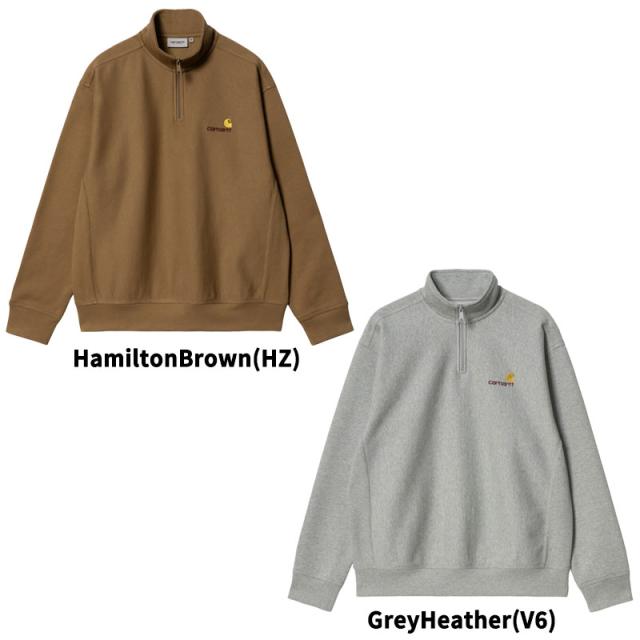 カーハート ダブリューアイピー Carhartt WIP HALF ZIP AMERICAN SCRIPT SWEATSHIRT -2 メンズ ハーフジップ スウェットシャツ トップス i027014-2