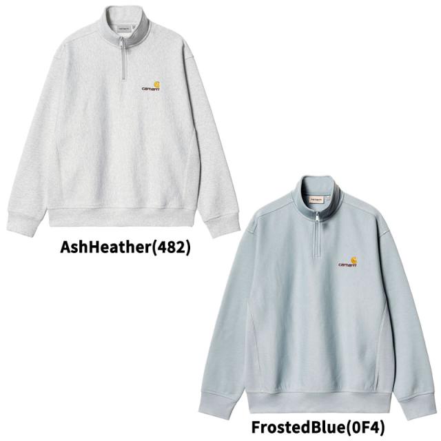 カーハート ダブリューアイピー Carhartt WIP HALF ZIP AMERICAN SCRIPT SWEATSHIRT -2 メンズ ハーフジップ スウェットシャツ トップス i027014-2