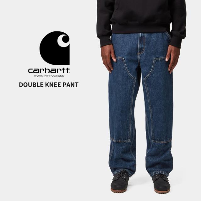 カーハート ダブリューアイピー メンズ ワイドパンツ デニム Carhartt WIP ダブルニーパンツ DOUBLE KNEE PANT ロングパンツ 男性 ボトムス I032699