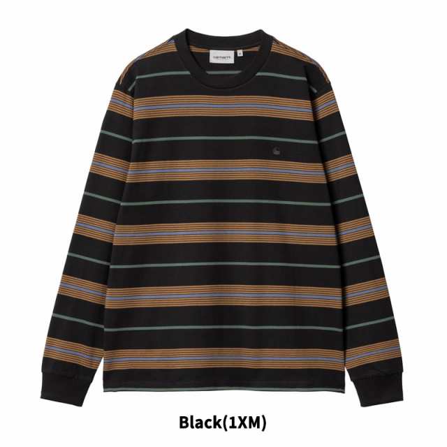 カーハート ダブリューアイピー Carhartt WIP L/S HAYNES T-SHIRT i032849 メンズ ストライプ Tシャツ 長袖 [AA]