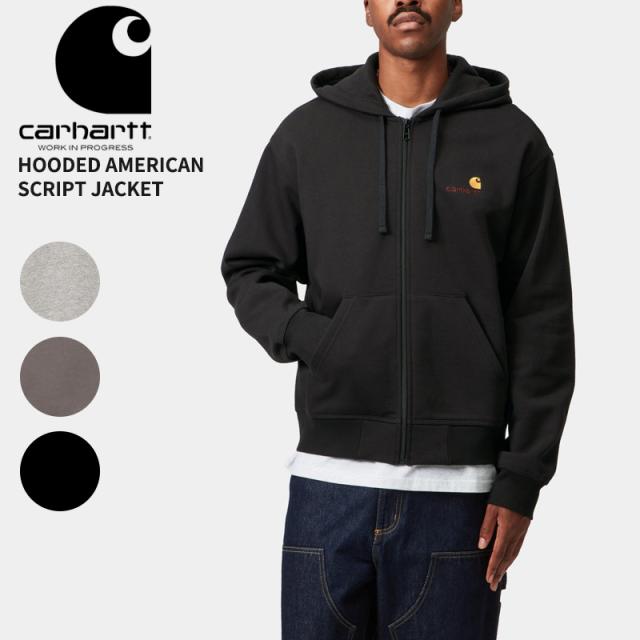 カーハート ダブリューアイピー メンズ スウェットパーカー Carhartt WIP アメリカンスクリプトフーデッドジャケット HOODED AMERICAN SCRIPT JACKET アウター ワークウェア I033063