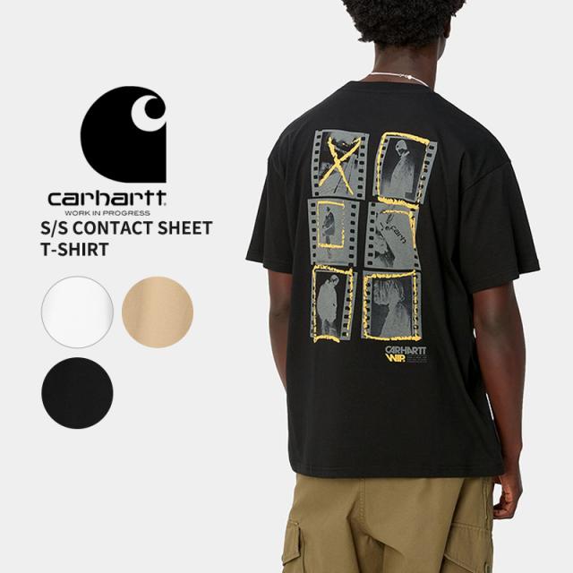 カーハート ダブリューアイピー 半袖 Tシャツ メンズ Carhartt WIP S/S CONTACT SHEET T-SHIRT  カットソー トップス tシャツ i033178