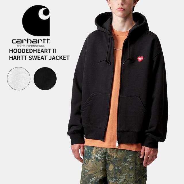 カーハート ダブリューアイピー メンズ スウェット フルジップパーカー Carhartt WIP フーデッドハートII  スウェットジャケット  i035176