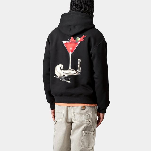 カーハート ダブリューアイピー メンズ ロゴ プリント パーカー Carhartt WIP フーデッドジェイクガルシア スウェット パーカー i035191 カーハート ダブリューアイピー メンズ ロゴ プリント パーカー