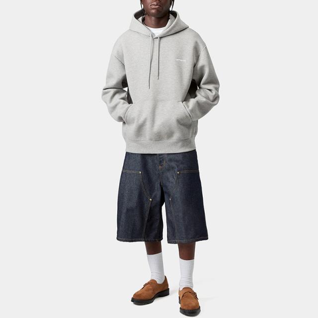カーハート ダブリューアイピー メンズ ロゴ プリント パーカー Carhartt WIP フーデッド アルダ スウェット Hooded Alda Sweatshirt メンズ トップス プルオーバーパーカー I036055_1
