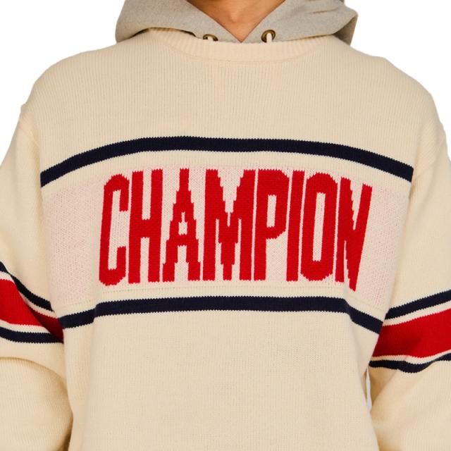 チャンピオン セーター メンズ Champion クルーネックセーター 24FW 秋 冬 c3-a006