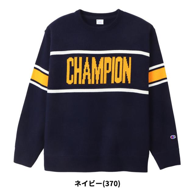 チャンピオン セーター メンズ Champion クルーネックセーター 24FW 秋 冬 c3-a006