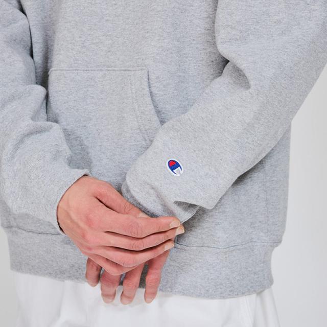 チャンピオン メンズ プリント トレーナー Champion フーデッドスウェットシャツ 25FW MADE IN USA HOODED SWEATSHIRT 裏起毛 C5-C108_6