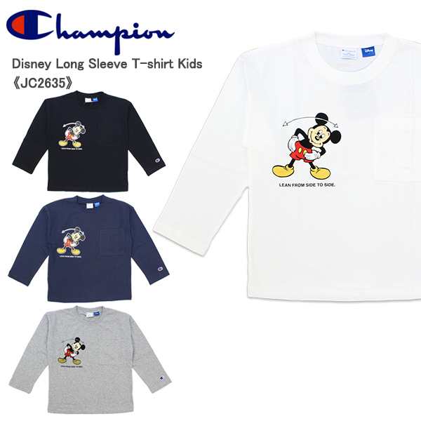 チャンピオン Champion ディズニー 長袖tシャツ キッズ Jc2635 子供 ロングtシャツ ミッキーマウス 小物 2 の通販はau Pay マーケット Neo Globe Au Pay マーケット店