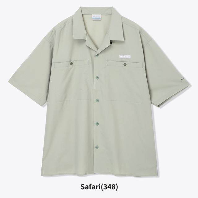 コロンビア メンズ 半袖シャツ 開襟シャツ Columbia クリスタルロックショートスリーブシャツ Crystal Rock S/S Shirt 冷却素材 トップス オープンカラー PG9276_11