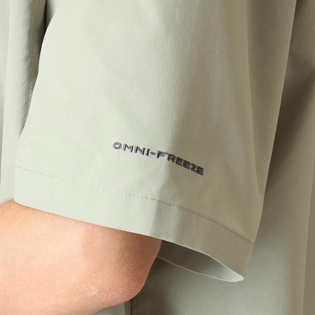 コロンビア メンズ 半袖シャツ 開襟シャツ Columbia クリスタルロックショートスリーブシャツ Crystal Rock S/S Shirt 冷却素材 トップス オープンカラー PG9276_6