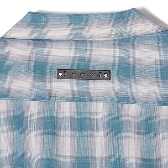 クライミー メンズ カジュアルシャツ 半袖シャツ THE CRIMIE  サマーオンブレ チェックシャツ SUMMER OMBRE CHECK SHIRT  CR1-02F1-SS13_6