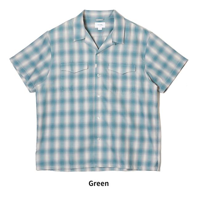 クライミー メンズ カジュアルシャツ 半袖シャツ THE CRIMIE  サマーオンブレ チェックシャツ SUMMER OMBRE CHECK SHIRT  CR1-02F1-SS13_9