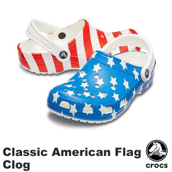 flag crocs