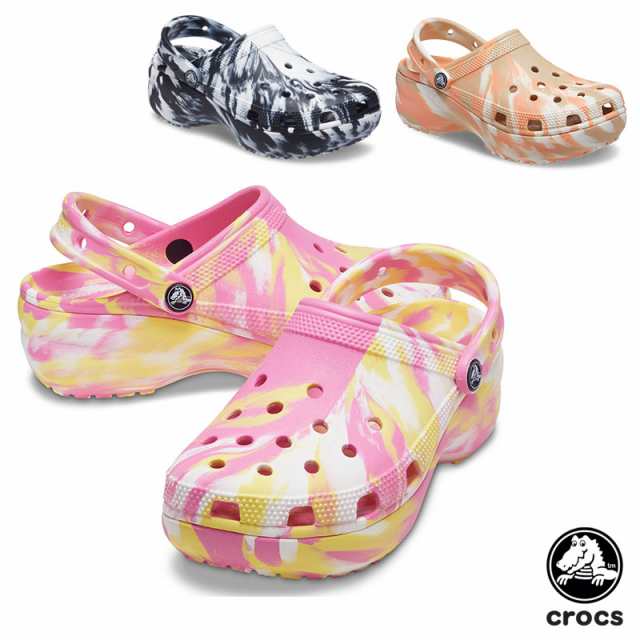 クロックス(CROCS) クラシック プラットフォーム マーブル クロッグ(classic platform clog) サンダル/厚底【女性用】 [ BB]の通販はau PAY マーケット - Neo Globe au PAY マーケット店