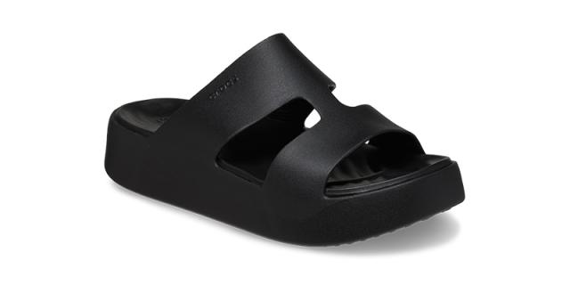 クロックス サンダル CROCS ゲッタウェイ プラットフォーム H ストラップ getaway platform h-strap レディース 女性用 スライド 209409の通販は