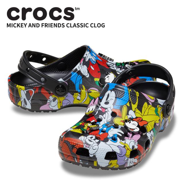 クロックス メンズ レディース サンダル CROCS ミッキー アンド フレンズ クラシック クロッグ キャラクター ディズニー ミニー 211482