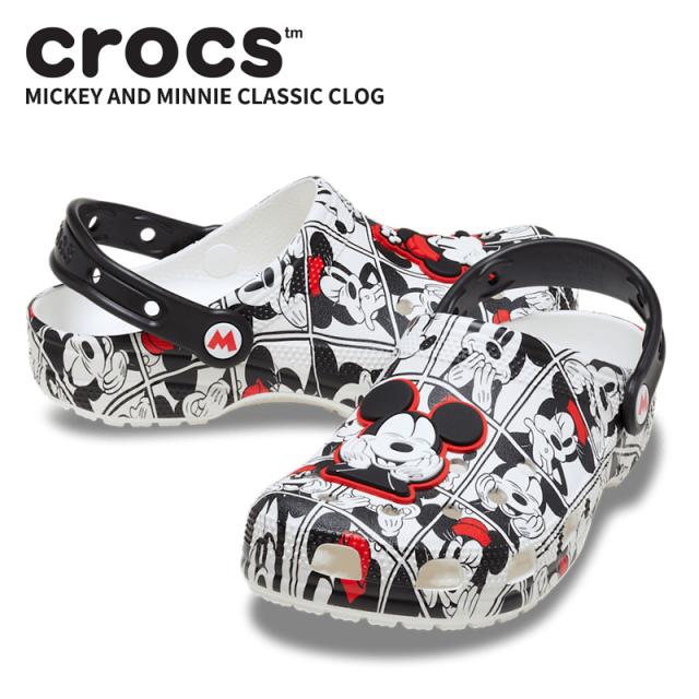 クロックス メンズ レディース サンダル CROCS ミッキー アンド ミニー クラシック クロッグ キャラクター ディズニー 211483