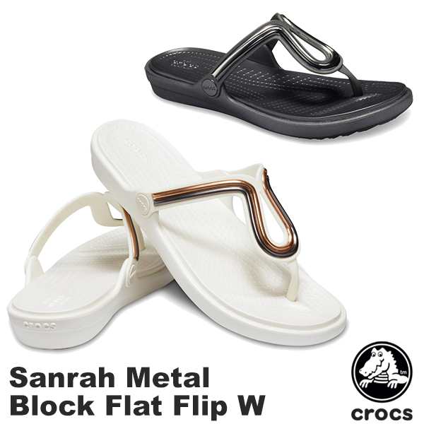 women's sanrah metalblock flat flip