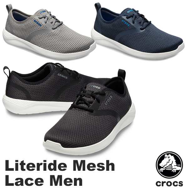 literide mesh lace crocs