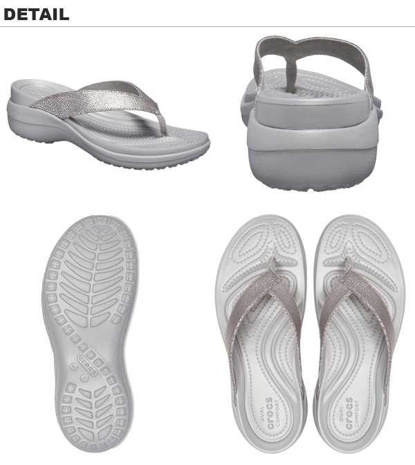 crocs capri metallic