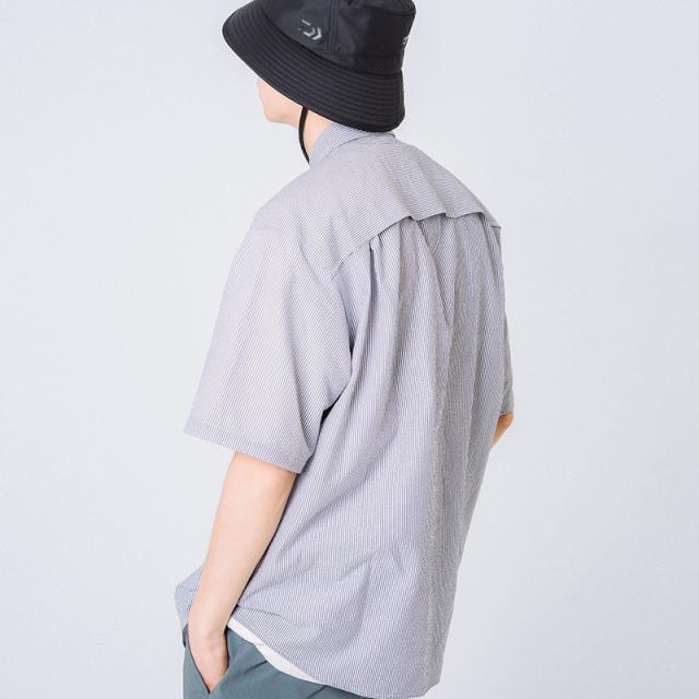 ダイワ メンズ 撥水加工 半袖シャツ メンズ レディース DAIWA ドットエア ショートスリーブサッカーシャツ DOT AIR SS SUCKER SHIRT DE-8326EX トップス アウトドア フィッシング_3