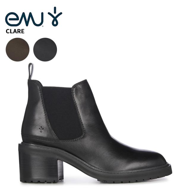 エミュー レディース サイドゴアブーツ EMU Clare 防水 アンクルブーツ レザー w12823