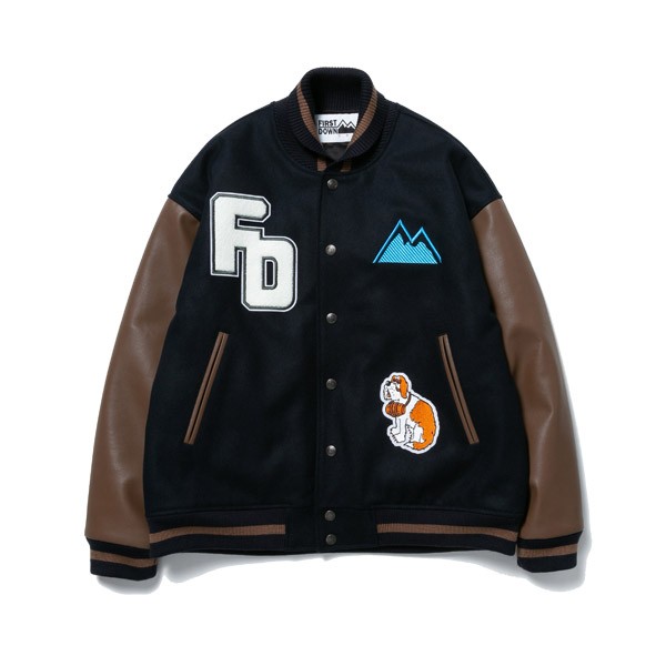 ファーストダウン(First Down) バーシティ ジャケット VARSITY JACKET by MIDAS MIYAKE (F342568)  メンズ アウター スタジャン [BB]｜au PAY マーケット